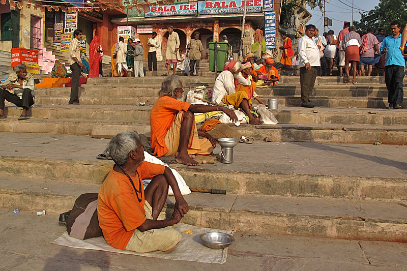 Varanasi, kurz nach Sonnenaufgang