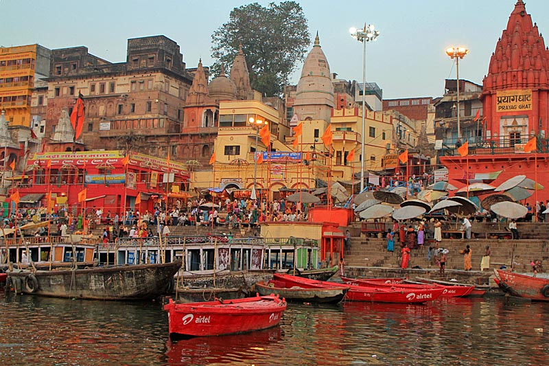 Varanasi, kurz nach Sonnenaufgang