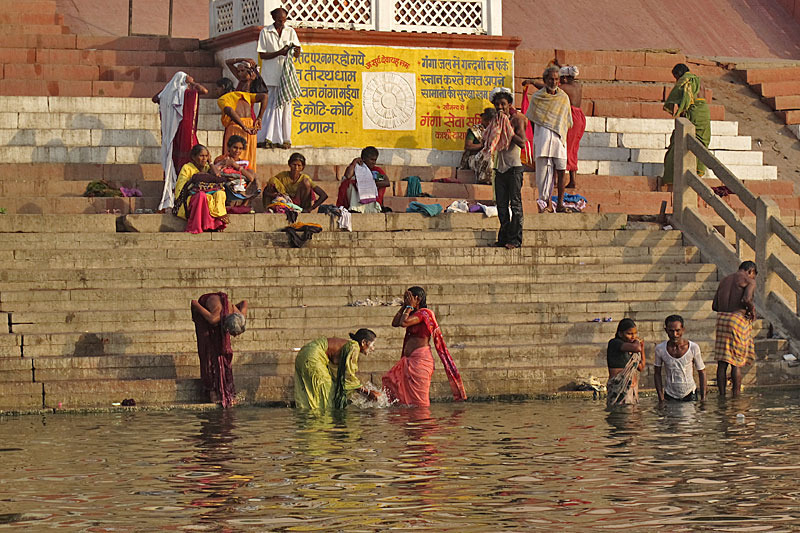 Varanasi, kurz nach Sonnenaufgang