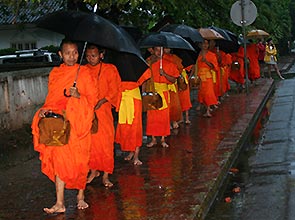 monks, Luang Prabang