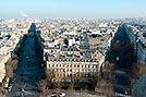 Paris, Blick vom Triumphbogen - zum vergroessern bitte anklicken !