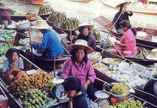 swimming markets of Dammnoen Saduak