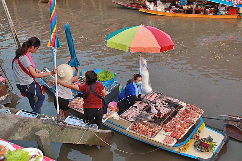 Amphawa Schwimmender Markt