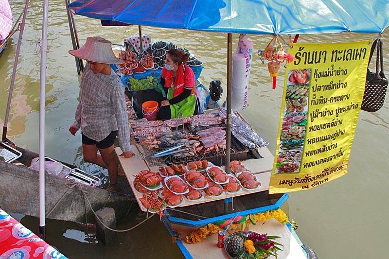 Amphawa Schwimmender Markt