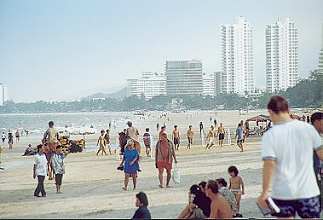Strand Hua Hin, Wochenende