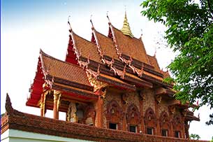 Wat, Provinz Ubon Tatchathani - zum vergroessern bitte anklicken!