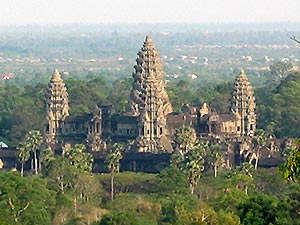 temple hill Phnom Bakheng, view