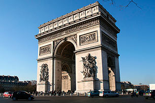 Paris, Arc de Triomphe - zum vergroessern bitte anklicken !