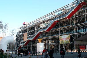 Paris, Centre Georges Pompidou - Click for large image !